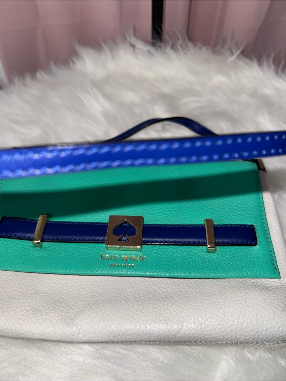 Kate Spade Crossbody/Clutch -She’s Cute, She’s Classy, She Knows It 💙 - Picture 4 of 9